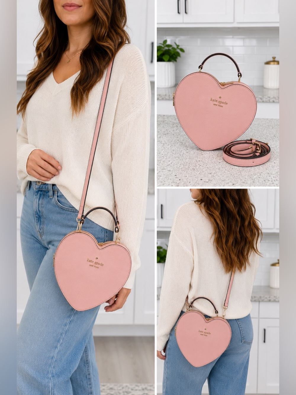 Kate Spade New York Love Shack Heart Purse - Pink